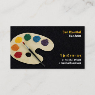 De Visita Artista fino Tarjeta profesional