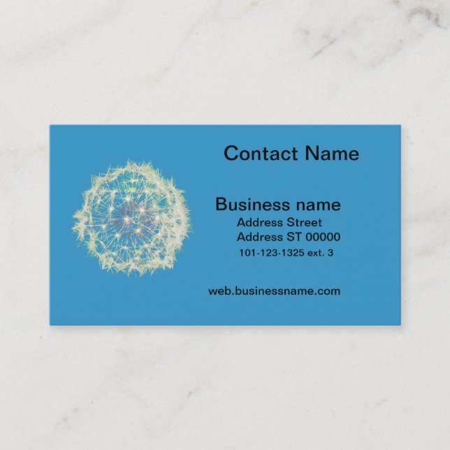 De Visita Autobús. tarjeta - Dandelion (Anverso)