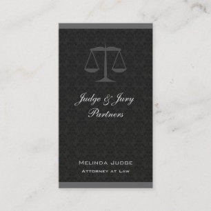 De Visita Balanza Legal Profesional Tarjeta Damask