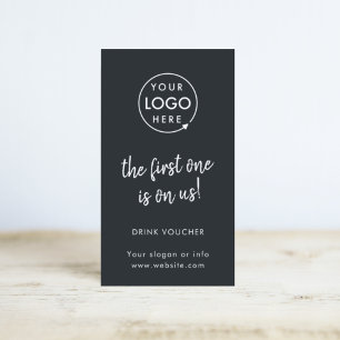 De Visita Bebe Voucher   Tarjeta moderna para eventos corpor