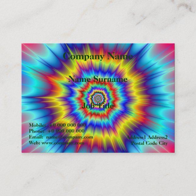 De Visita ¡Boom! Tarjeta (Anverso)