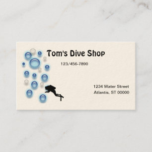 De Visita Bus. Tarjeta - Buceador