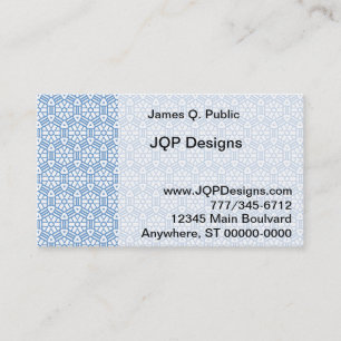 De Visita Bus. Tarjeta - Hexagón y barras (v.2)