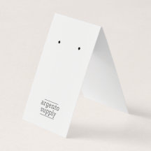 Doblar la tarjeta con el logotipo en la parte infe