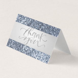 De Visita Elegante, Gitter Stripe Gracias Tarjeta