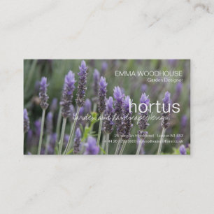 De Visita Hortus - Tarjeta Lavendar