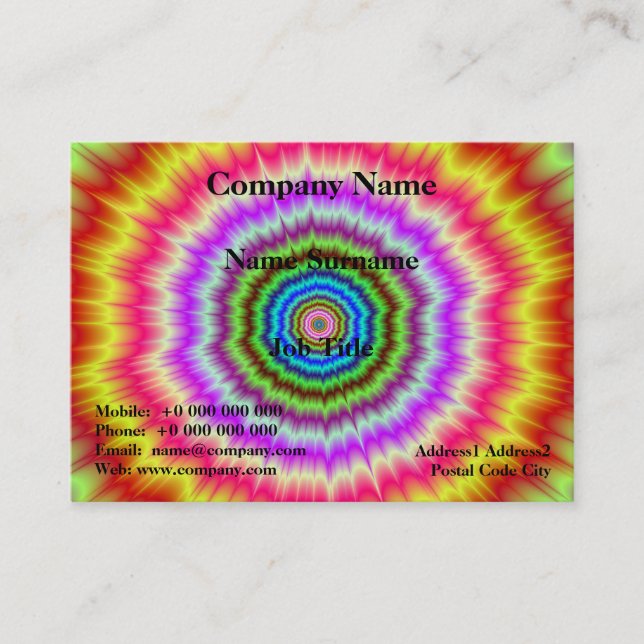 De Visita ¡¡¡Kaboom!!! Tarjeta (Anverso)