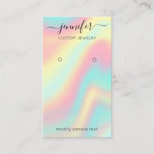 De Visita Logotipo Personalizado tarjeta joyería social hol