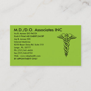 De Visita md/do asocia la tarjeta del inc. - modificada para