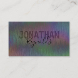 De Visita Metalizado holográfico creativo moderno - tarjeta 