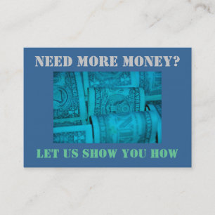 De Visita ¿Necesite más dinero? Chisporrotee la tarjeta