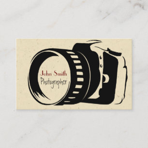 De Visita Photographer (fotografo videografo) tarjeta