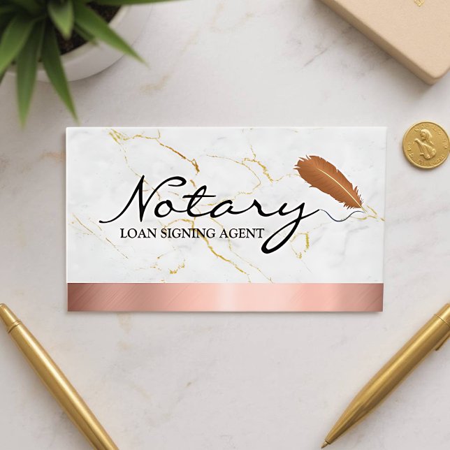 De Visita Servicio Notarial Móvil Moderno Tarjeta Personaliz (Modern Customizable Card - Front)
