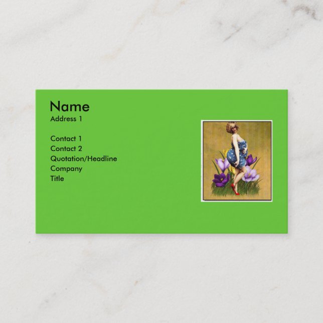 De Visita Soy la tarjeta beautiful-2 (Anverso)