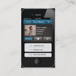 De Visita Tarjeta adaptable profesional del iPhone