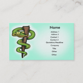 De Visita Tarjeta Asclepius