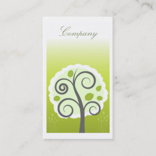De Visita Tarjeta caprichosa del perfil del jardín