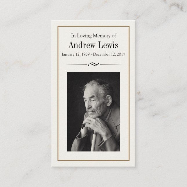 De Visita Tarjeta conmemorativa (Anverso)