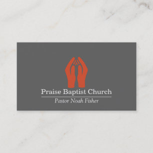 De Visita Tarjeta cristiana cristiana para pastores