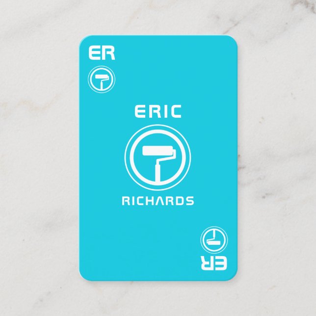 De Visita Tarjeta del as del pintor (Anverso)