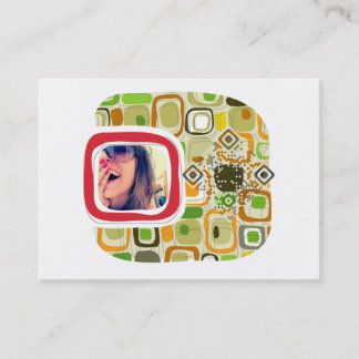 De Visita Tarjeta del código del negocio QR, 3,5" x2.0",