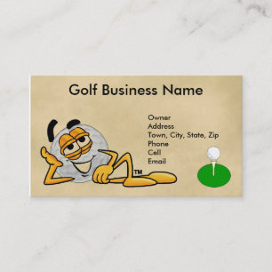 De Visita Tarjeta del golf del negocio