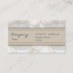De Visita Tarjeta del perfil - béisbol