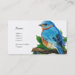 De Visita Tarjeta del perfil - Bluebird
