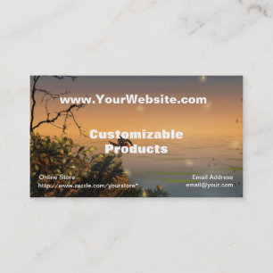 De Visita Tarjeta del perfil del canto del cisne