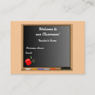 De Visita Tarjeta del perfil del profesor/del instructor