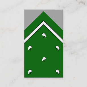 De Visita Tarjeta del truco del pañuelo del verde