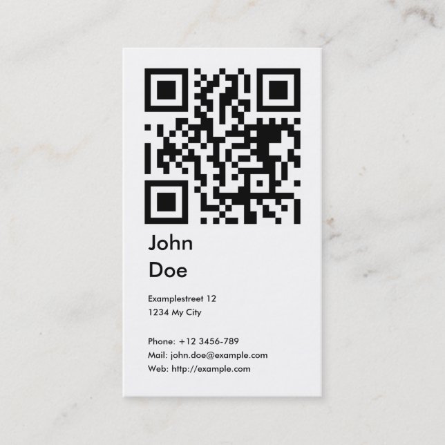 De Visita Tarjeta (dirección, teléfono, correo electrónico, (Anverso)