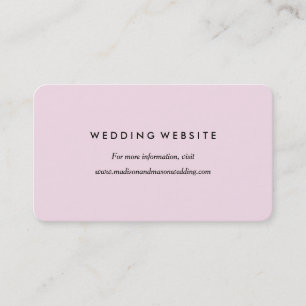 De Visita Tarjeta elegante del Web site del romance el  