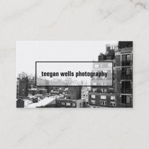 De Visita Tarjeta fotográfica profesional