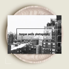 De Visita Tarjeta fotográfica profesional