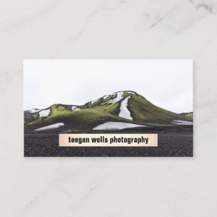 De Visita Tarjeta fotográfica simple en placa