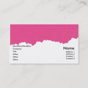 De Visita Tarjeta genérica