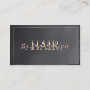 De Visita tarjeta Hair Business minimalista