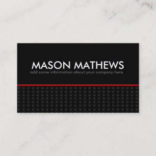 De Visita Tarjeta intrépida del perfil