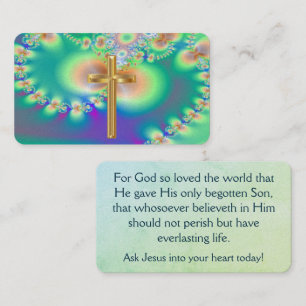 De Visita Tarjeta John 3:16