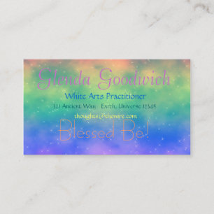 De Visita Tarjeta mágica del estándar del arco iris