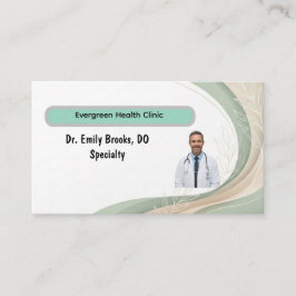 De Visita Tarjeta Médica Profesional con Código QR