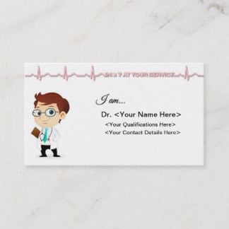 De Visita Tarjeta médico-Empresa-Hombre
