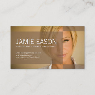 De Visita Tarjeta moderna del perfil - Jamie Eason