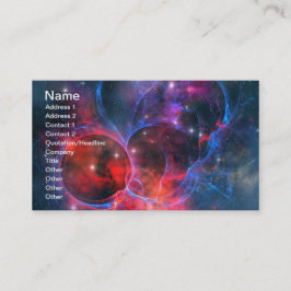 DE VISITA TARJETA NEBULA OSCURA