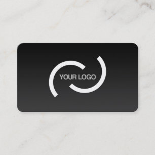 De Visita Tarjeta negra elegante. Personalizar con su propia