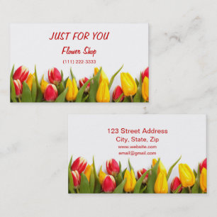 De Visita Tarjeta personal Florisco y Flor Ver