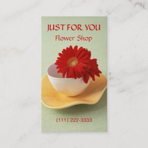 De Visita Tarjeta personal Florisco y Flor Ver