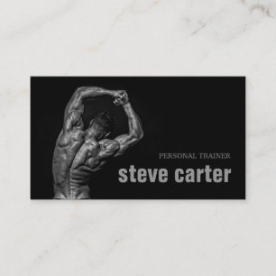 De Visita Tarjeta personal profesional del Bodybuilder del