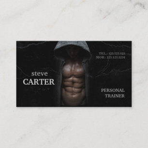 De Visita Tarjeta personal profesional del Bodybuilder del